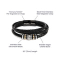 Love You Forever Will Never Lose (To My Grandson) – Bracelet