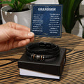 Never Forget Love You Forever (To My Grandson) – Bracelet